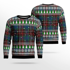 Clan Fraser Hunting Ancient Tartan Christmas Ugly Sweater DM45 Fraser Hunting Ancient Tartan Tartan Ugly Sweater