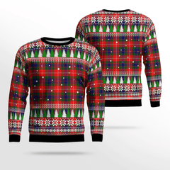 Clan Fraser Lovat Modern Tartan Christmas Ugly Sweater LW40 Fraser Lovat Modern Tartan Tartan Ugly Sweater