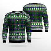 Clan Carmichael Modern Tartan Christmas Ugly Sweater TR82 Carmichael Modern Tartan Tartan Ugly Sweater