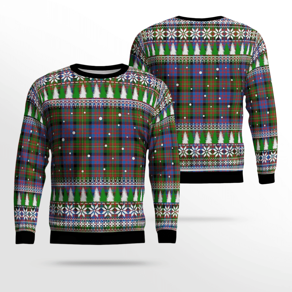 Clan Carnegie Ancient Tartan Christmas Ugly Sweater ZJ48 Carnegie Ancient Tartan Tartan Ugly Sweater