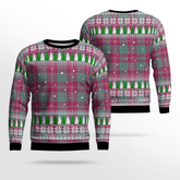 Clan Crawford Ancient Tartan Christmas Ugly Sweater KW57 Crawford Ancient Tartan Tartan Ugly Sweater
