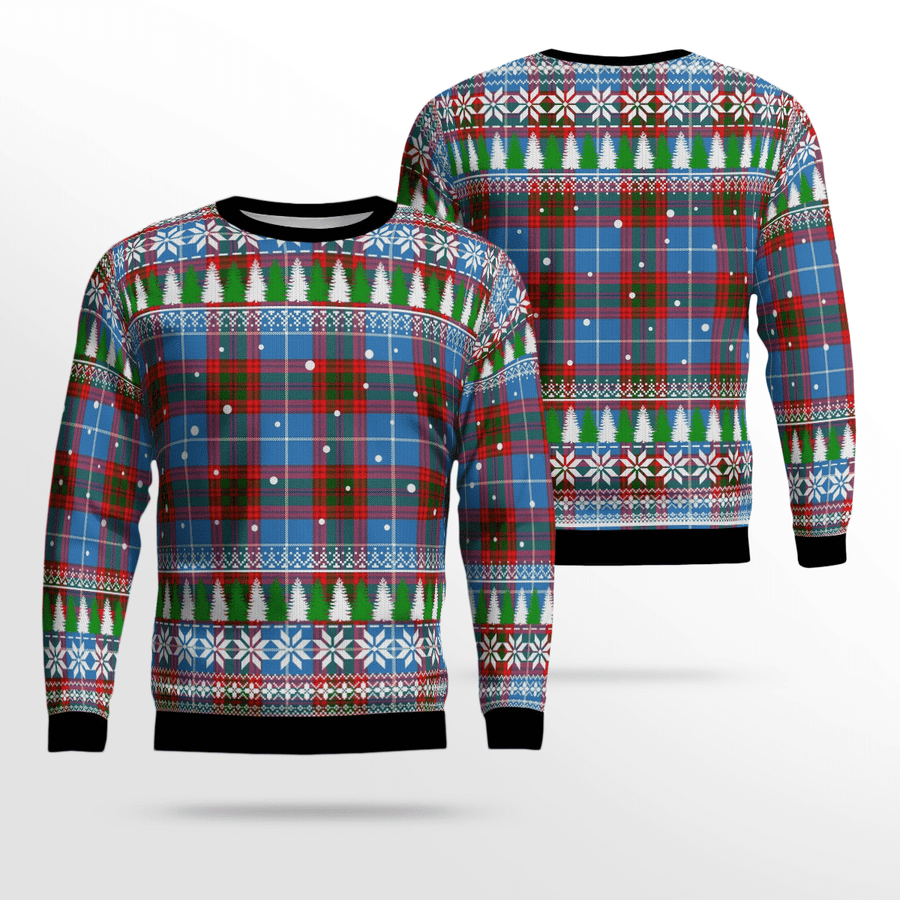 Clan Crichton District Tartan Christmas Ugly Sweater BH97 Crichton District Tartan Tartan Ugly Sweater