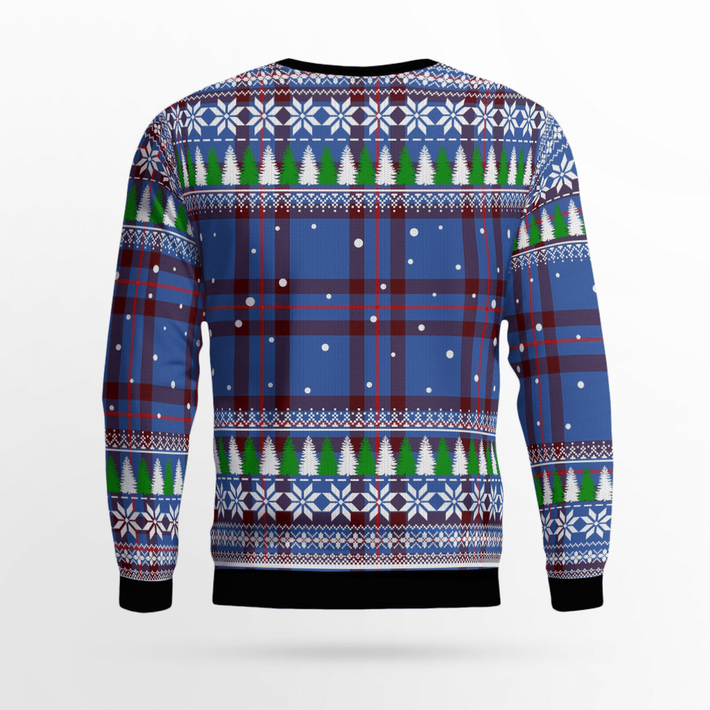 Clan Elliot Modern Tartan Christmas Ugly Sweater IF33 Elliot Modern Tartan Tartan Ugly Sweater