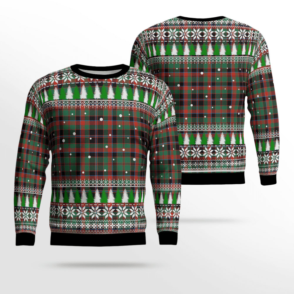 Clan Cumming Hunting Ancient Tartan Christmas Ugly Sweater II14 Cumming Hunting Ancient Tartan Tartan Ugly Sweater