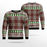 Clan Cunningham Burgundy Dancers Tartan Christmas Ugly Sweater UE24 Cunningham Burgundy Dancers Tartan Tartan Ugly Sweater