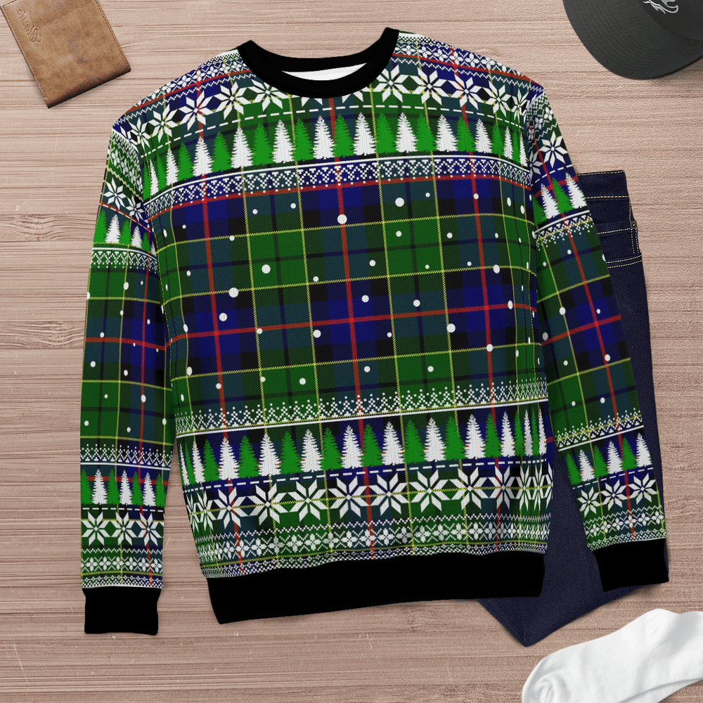 Clan Forsyth Modern Tartan Christmas Ugly Sweater AL84 Forsyth Modern Tartan Tartan Ugly Sweater
