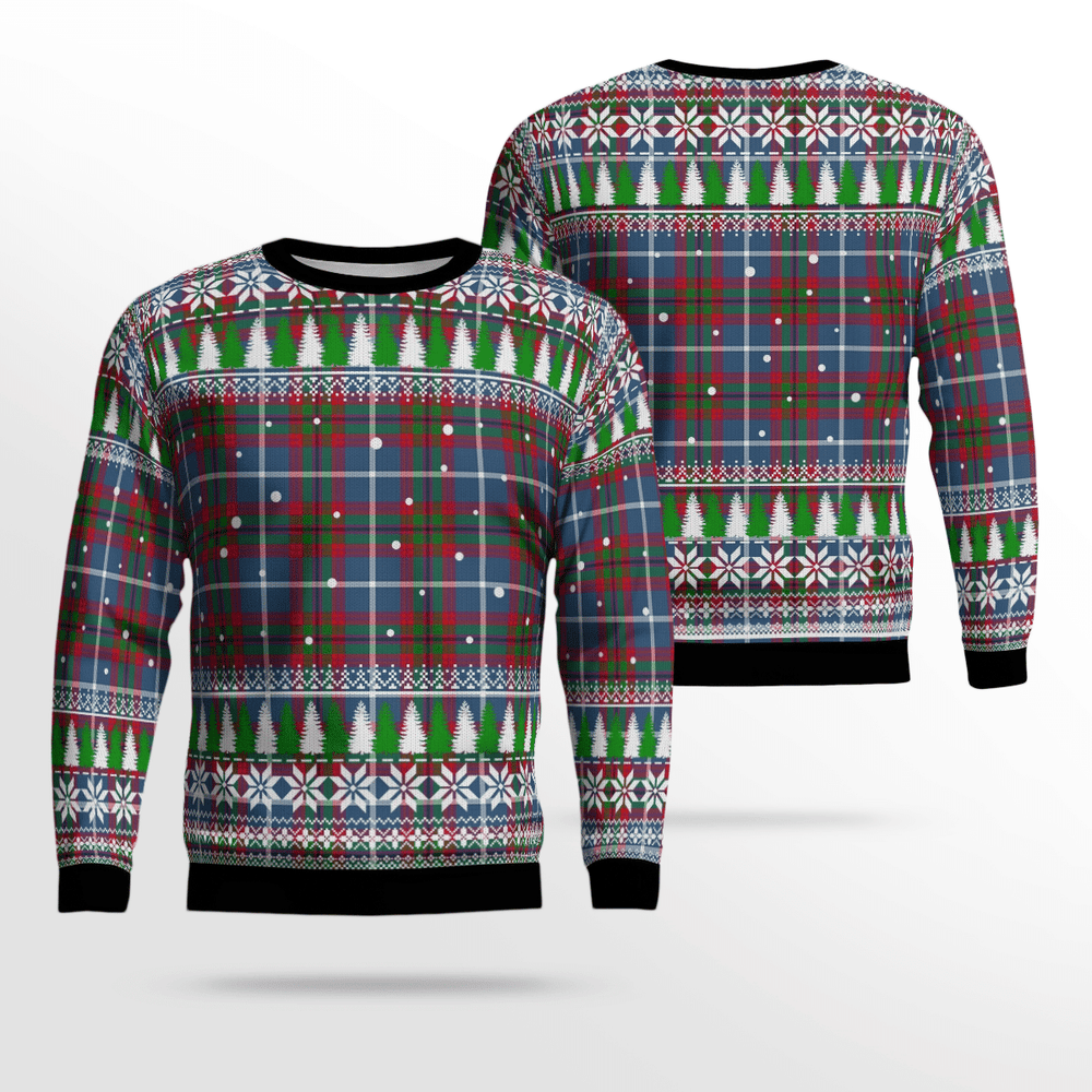 Clan Dalmahoy Tartan Christmas Ugly Sweater ET15 Dalmahoy Tartan Tartan Ugly Sweater