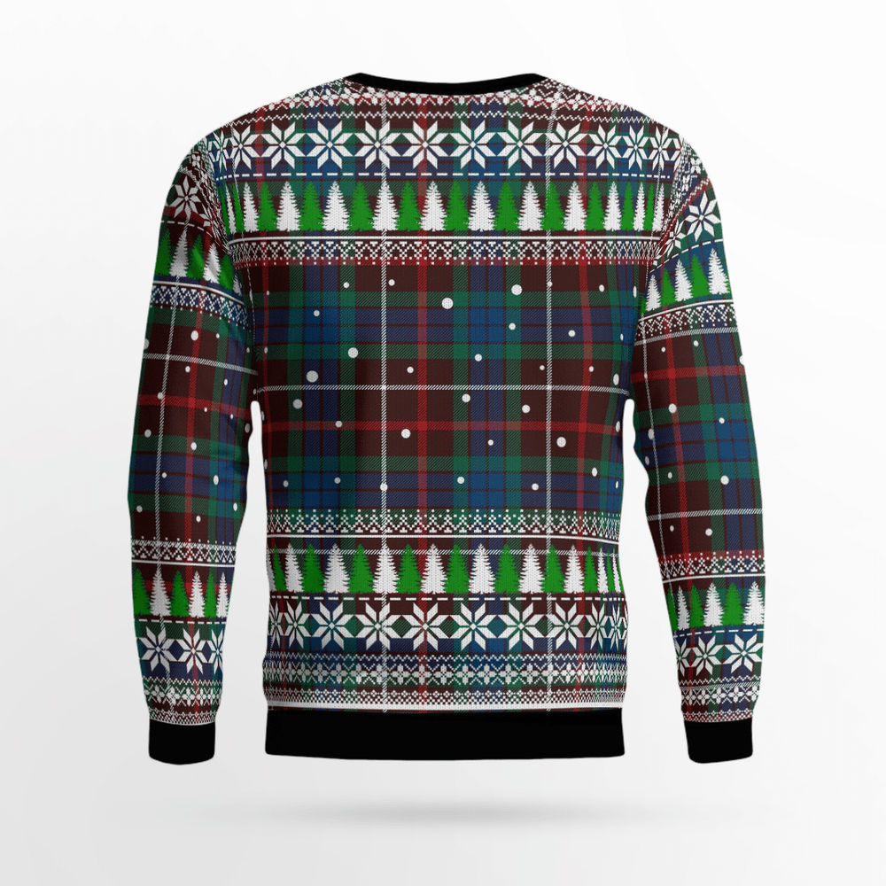 Clan Fraser Hunting Ancient Tartan Christmas Ugly Sweater DM45 Fraser Hunting Ancient Tartan Tartan Ugly Sweater