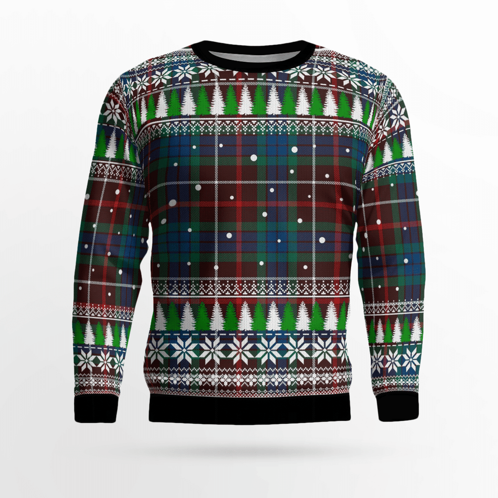 Clan Fraser Hunting Ancient Tartan Christmas Ugly Sweater DM45 Fraser Hunting Ancient Tartan Tartan Ugly Sweater