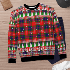 Clan Fraser Lovat Modern Tartan Christmas Ugly Sweater LW40 Fraser Lovat Modern Tartan Tartan Ugly Sweater