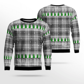 Clan Douglas Grey Modern Tartan Christmas Ugly Sweater HR72 Douglas Grey Modern Tartan Tartan Ugly Sweater