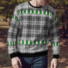 Clan Douglas Grey Modern Tartan Christmas Ugly Sweater HR72 Douglas Grey Modern Tartan Tartan Ugly Sweater