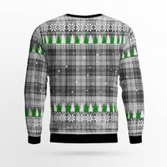 Clan Douglas Grey Modern Tartan Christmas Ugly Sweater HR72 Douglas Grey Modern Tartan Tartan Ugly Sweater