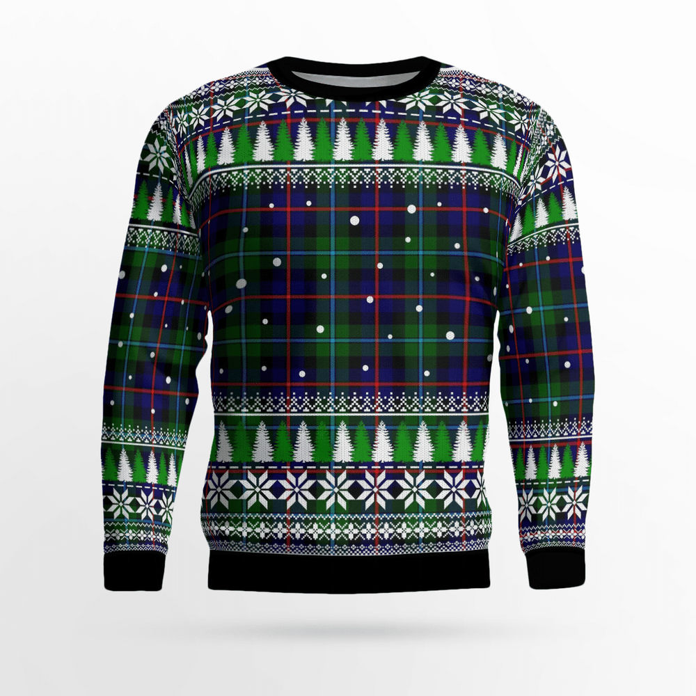 Clan Campbell of Cawdor Modern Tartan Christmas Ugly Sweater XT94 Campbell of Cawdor Modern Tartan Tartan Ugly Sweater