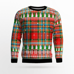 Clan Chattan Tartan Christmas Ugly Sweater IW46 Chattan Tartan Tartan Ugly Sweater