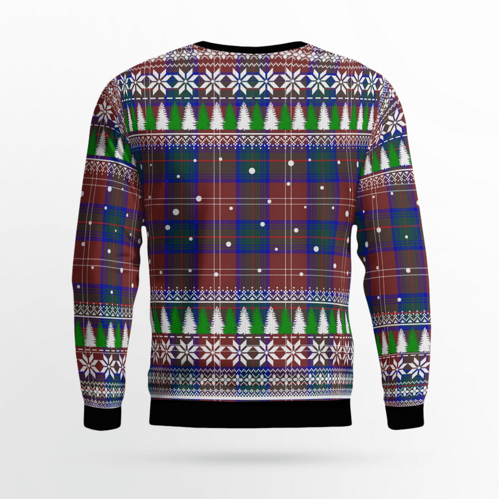 Clan Chisholm Hunting Modern Tartan Christmas Ugly Sweater BJ61 Chisholm Hunting Modern Tartan Tartan Ugly Sweater