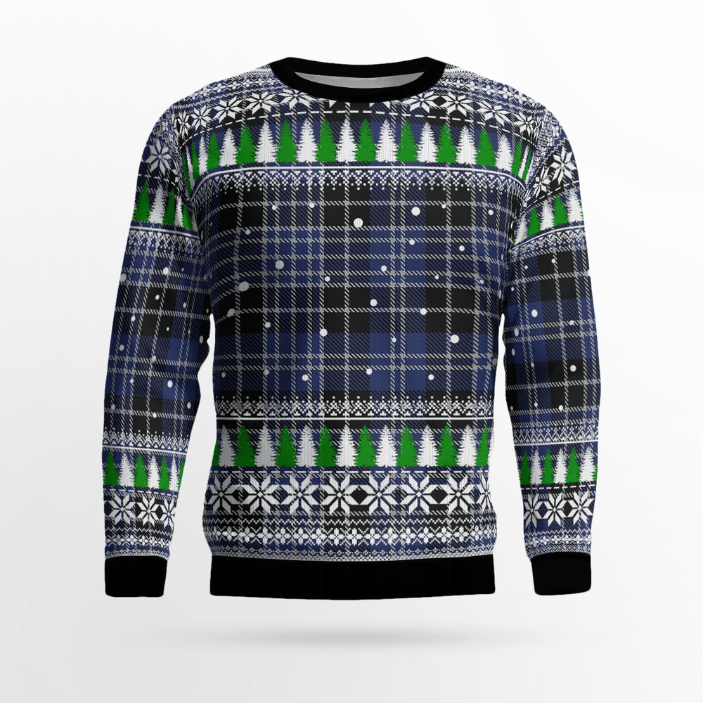Clan Clark 1 Tartan Christmas Ugly Sweater SY37 Clark 1 Tartan Tartan Ugly Sweater