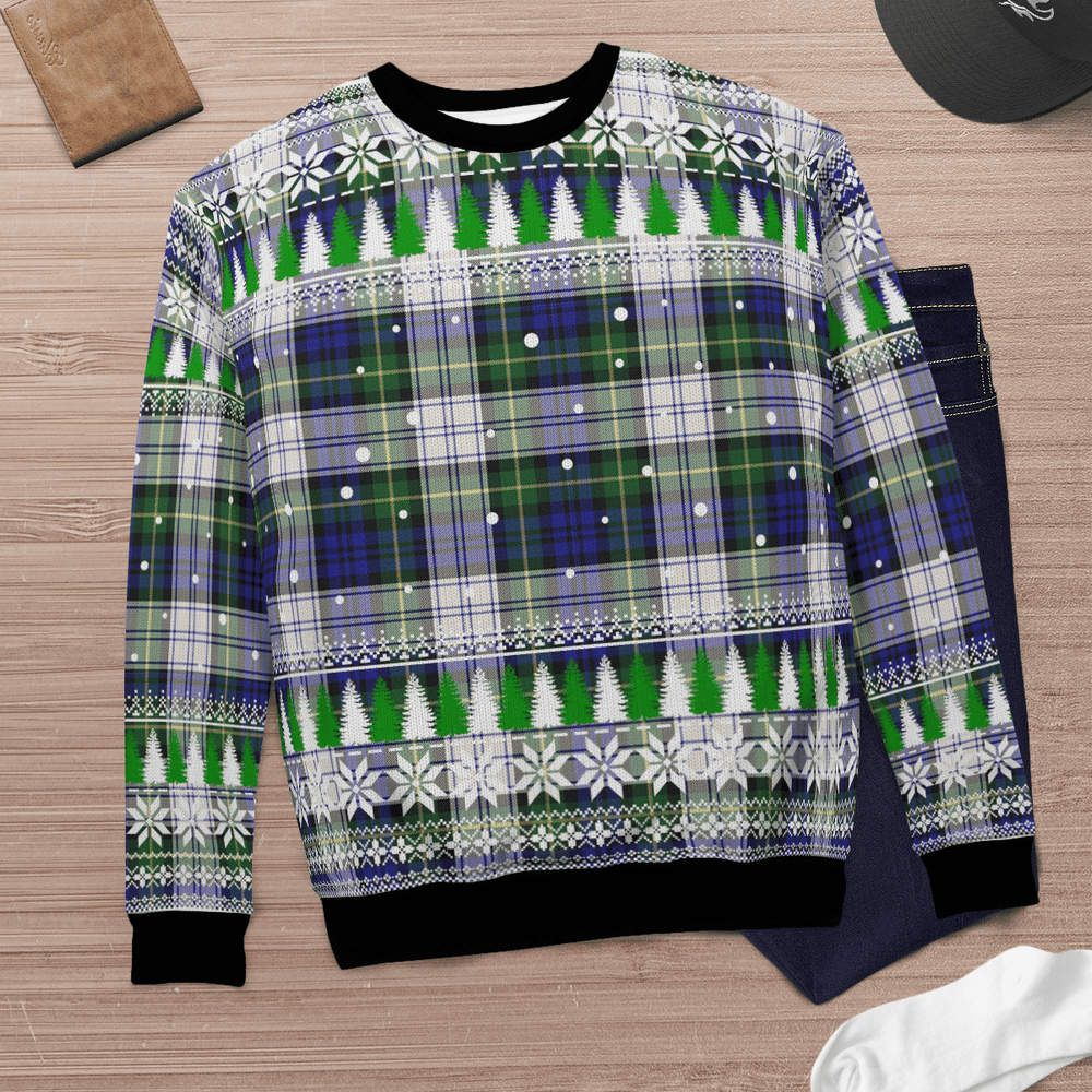 Clan Gordon Dress Modern Tartan Christmas Ugly Sweater FW34 Gordon Dress Modern Tartan Tartan Ugly Sweater