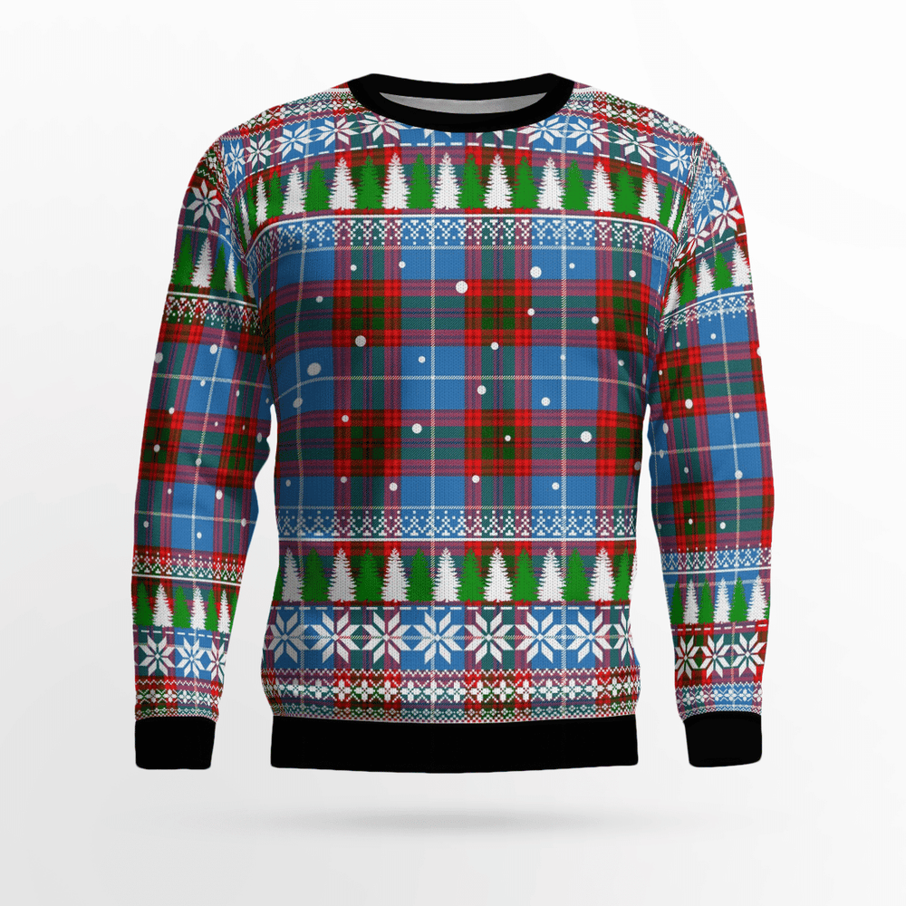 Clan Crichton District Tartan Christmas Ugly Sweater BH97 Crichton District Tartan Tartan Ugly Sweater