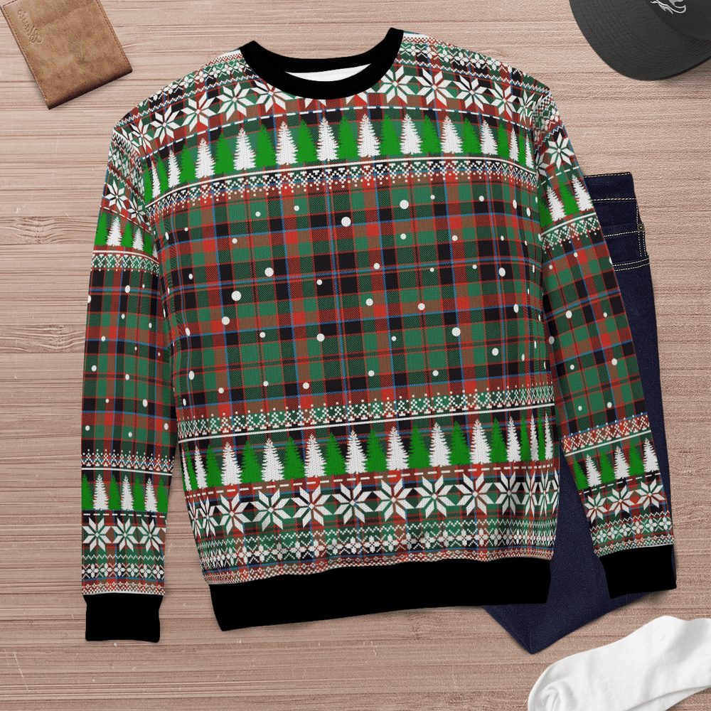Clan Cumming Hunting Ancient Tartan Christmas Ugly Sweater II14 Cumming Hunting Ancient Tartan Tartan Ugly Sweater