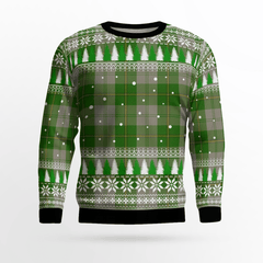 Clan Cunningham Dress Green Dancers Tartan Christmas Ugly Sweater SP64 Cunningham Dress Green Dancers Tartan Tartan Ugly Sweater