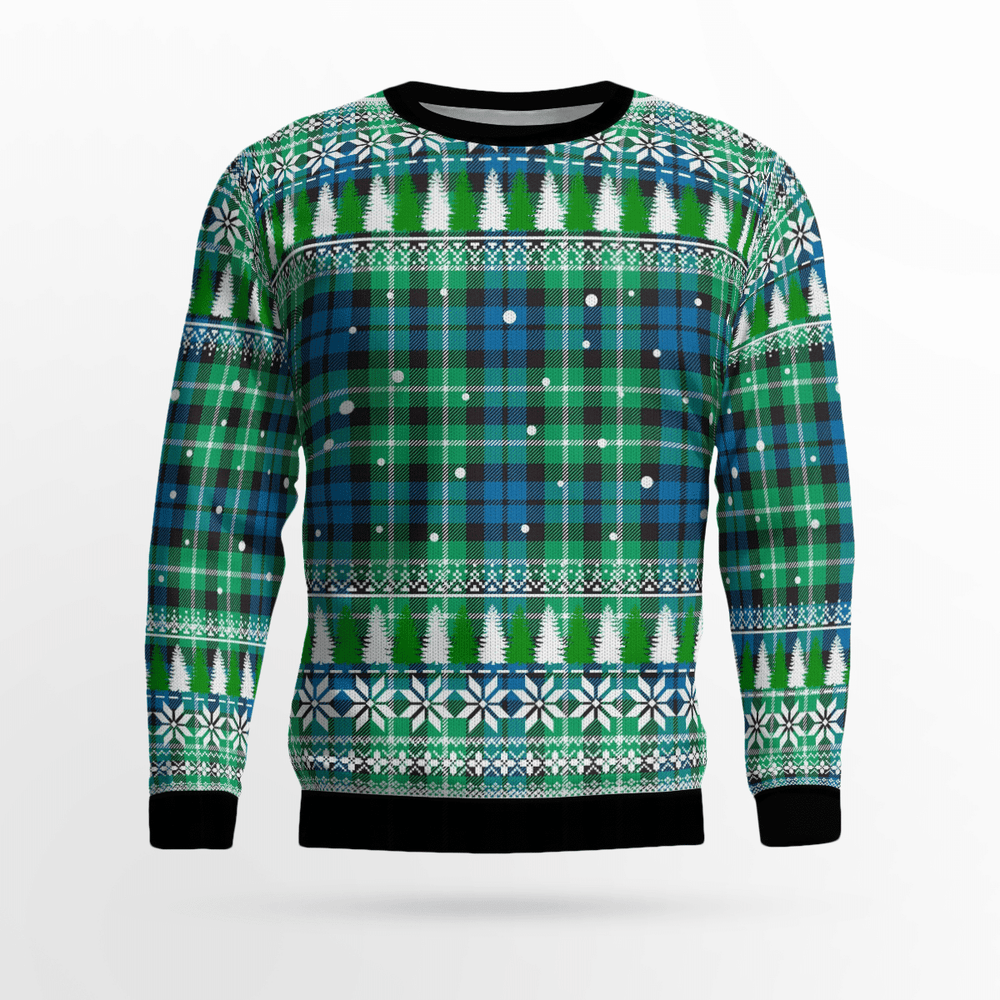 Clan Graham of Montrose Ancient Tartan Christmas Ugly Sweater BJ60 Graham of Montrose Ancient Tartan Tartan Ugly Sweater