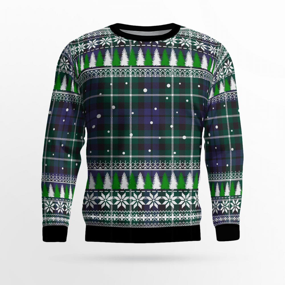 Clan Graham of Montrose Modern Tartan Christmas Ugly Sweater IH12 Graham of Montrose Modern Tartan Tartan Ugly Sweater
