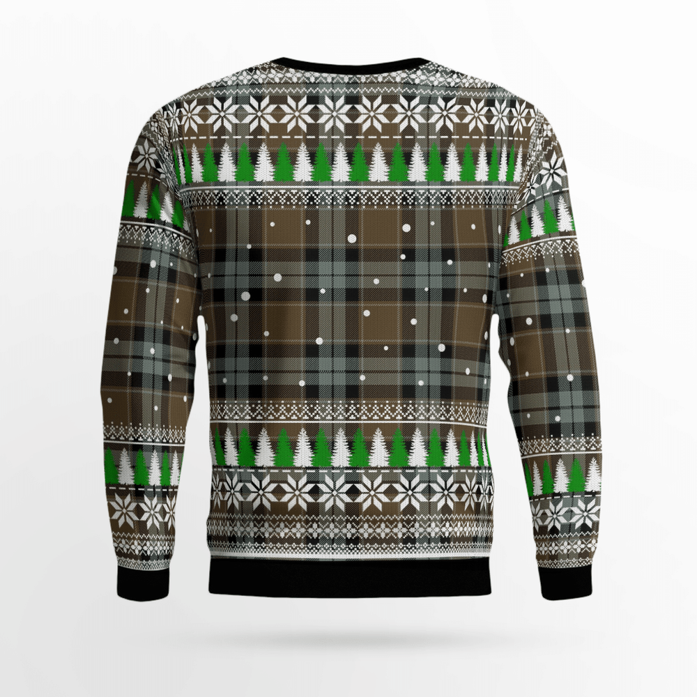 Clan Graham of Menteith Weathered Tartan Christmas Ugly Sweater FX22 Graham of Menteith Weathered Tartan Tartan Ugly Sweater