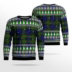 Clan Gunn Modern Tartan Christmas Ugly Sweater FF20 Gunn Modern Tartan Tartan Ugly Sweater
