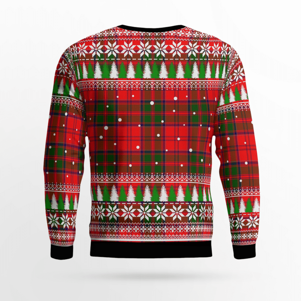 Clan Grant Modern Tartan Christmas Ugly Sweater ET72 Grant Modern Tartan Tartan Ugly Sweater