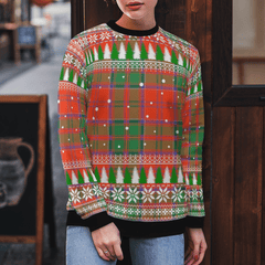 Clan Grant Ancient Tartan Christmas Ugly Sweater LA60 Grant Ancient Tartan Tartan Ugly Sweater