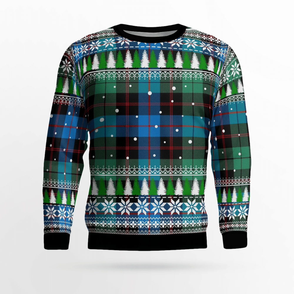 Clan Guthrie Ancient Tartan Christmas Ugly Sweater TP67 Guthrie Ancient Tartan Tartan Ugly Sweater