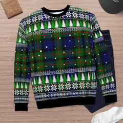 Clan Gunn Modern Tartan Christmas Ugly Sweater FF20 Gunn Modern Tartan Tartan Ugly Sweater