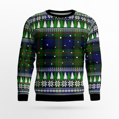 Clan Gunn Modern Tartan Christmas Ugly Sweater FF20 Gunn Modern Tartan Tartan Ugly Sweater