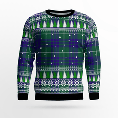 Clan Hamilton Hunting Modern Tartan Christmas Ugly Sweater PI41 Hamilton Hunting Modern Tartan Tartan Ugly Sweater