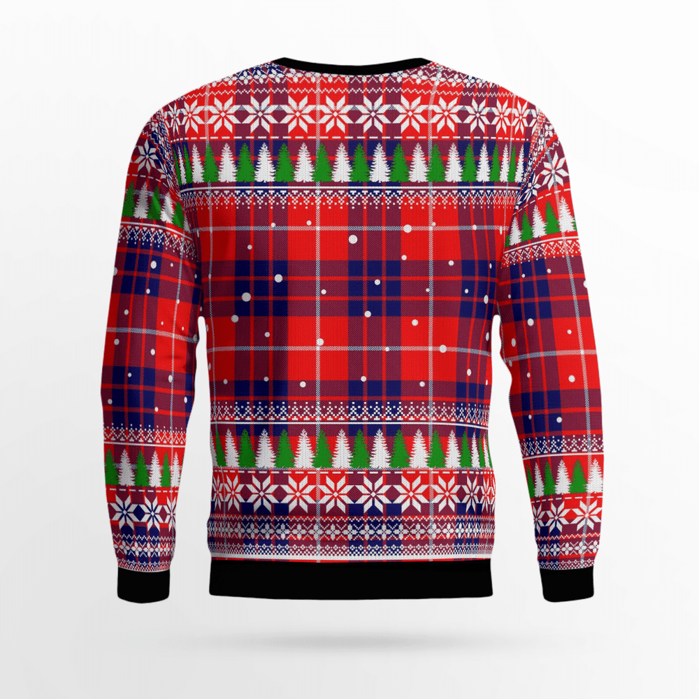 Clan Hamilton Modern Tartan Christmas Ugly Sweater JC70 Hamilton Modern Tartan Tartan Ugly Sweater