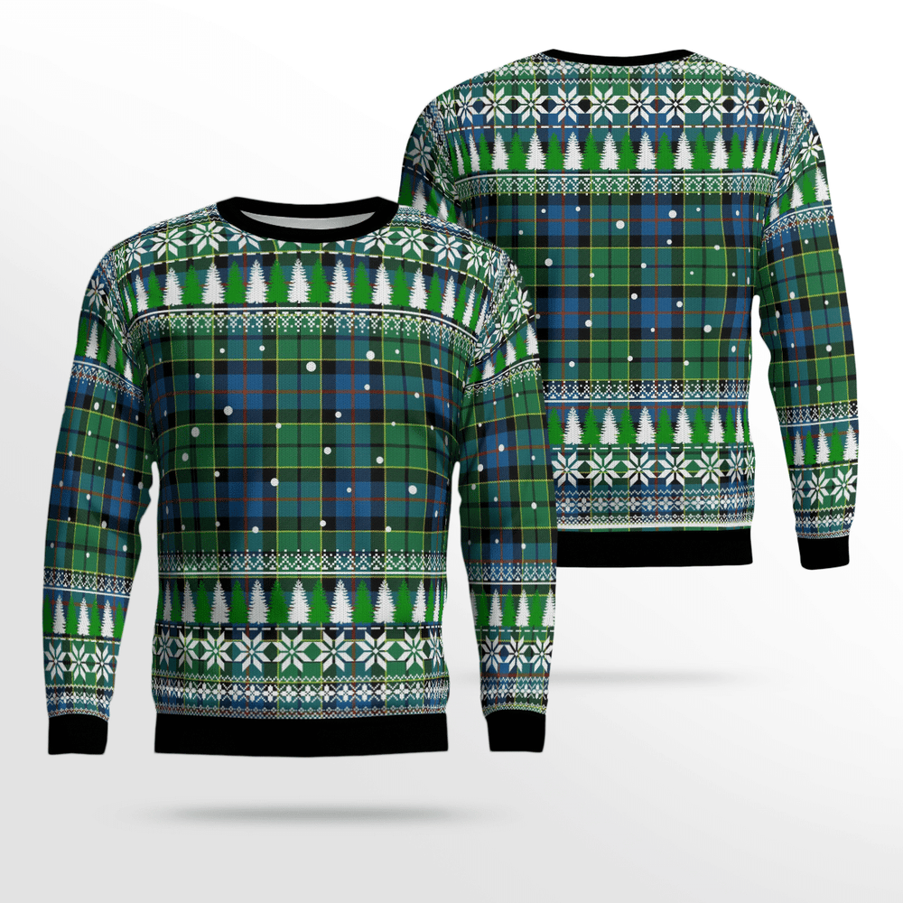 Clan Forsyth Ancient Tartan Christmas Ugly Sweater ZV71 Forsyth Ancient Tartan Tartan Ugly Sweater