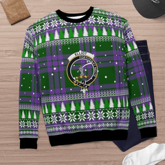 Clan Elphinstone Tartan Christmas Ugly Sweater JQ80 Elphinstone Tartan Tartan Ugly Sweater