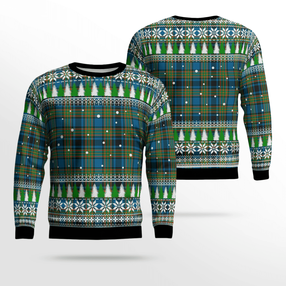 Clan Gillies Ancient Tartan Christmas Ugly Sweater AU44 Gillies Ancient Tartan Tartan Ugly Sweater