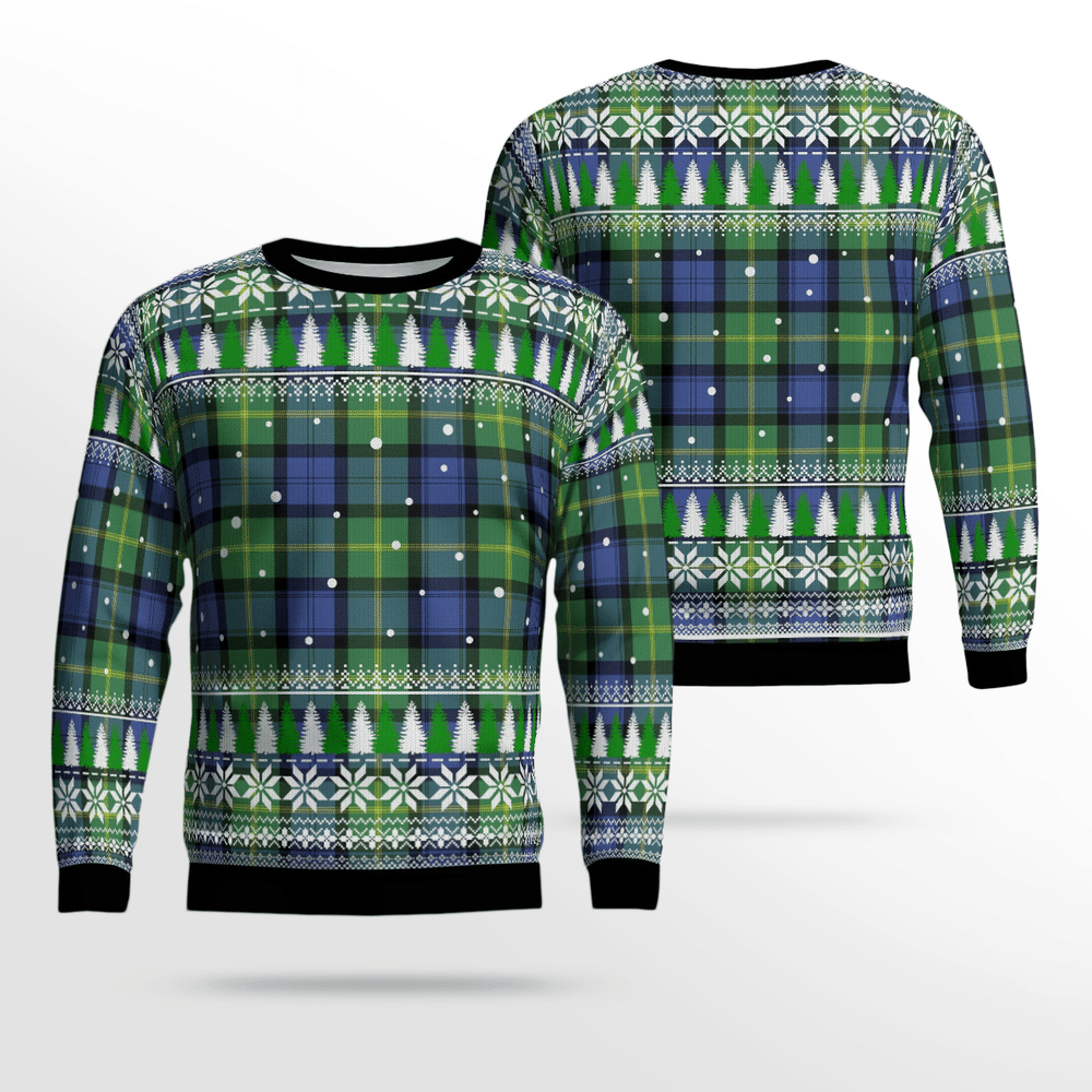 Clan Gordon Old Ancient Tartan Christmas Ugly Sweater IU52 Gordon Old Ancient Tartan Tartan Ugly Sweater