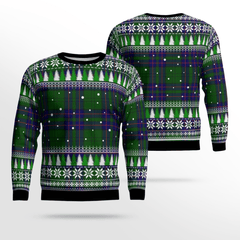 Clan Lockhart Modern Tartan Christmas Ugly Sweater GP95 Lockhart Modern Tartan Tartan Ugly Sweater