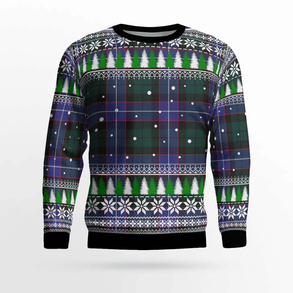 Clan Guthrie Modern Tartan Christmas Ugly Sweater YE85 Guthrie Modern Tartan Tartan Ugly Sweater