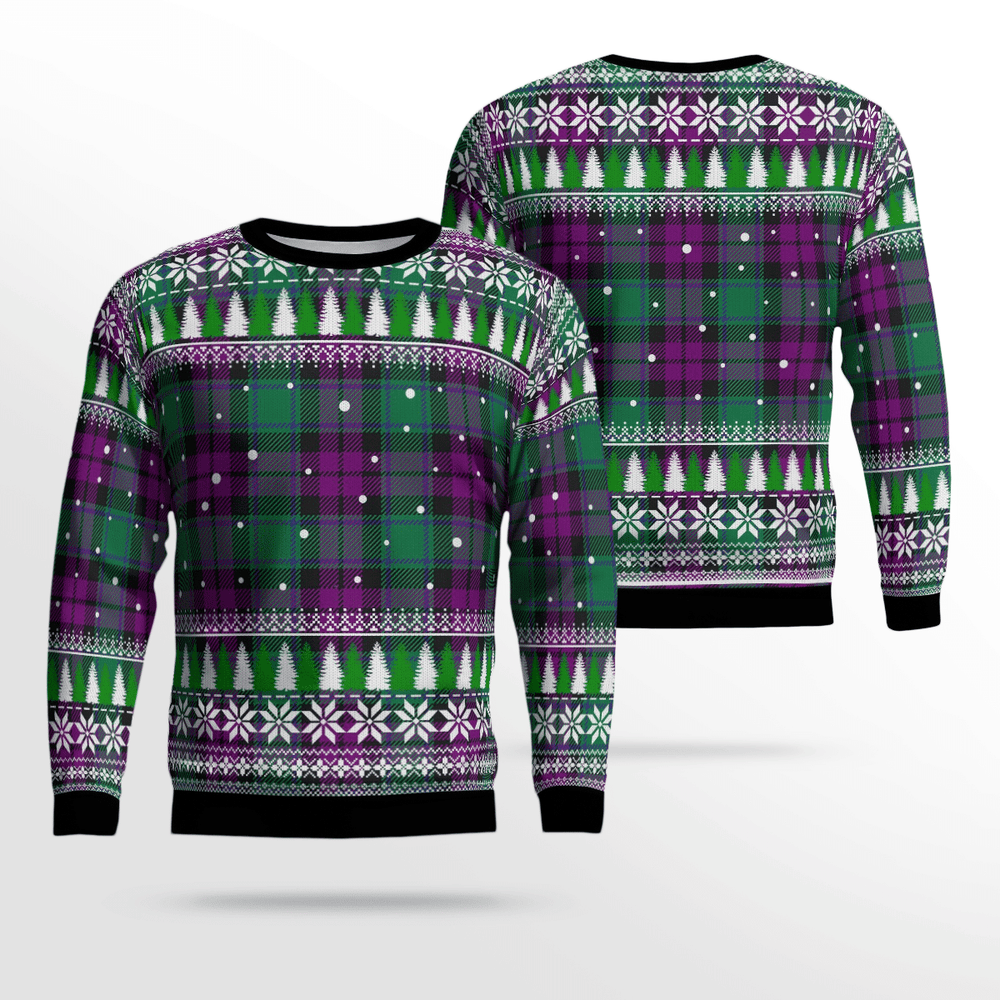 Clan MacArthur – Milton Tartan Christmas Ugly Sweater JB18 MacArthur – Milton Tartan Tartan Ugly Sweater