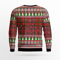 Clan MacAlister Modern Tartan Christmas Ugly Sweater ND51 MacAlister Modern Tartan Tartan Ugly Sweater