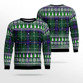 Clan MacDonald of the Isles Hunting Modern Tartan Christmas Ugly Sweater QO78 MacDonald of the Isles Hunting Modern Tartan Tartan Ugly Sweater