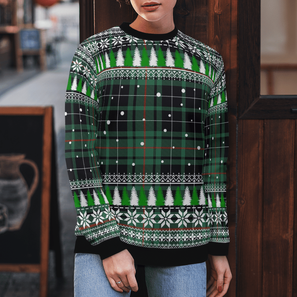 Clan MacAulay Hunting Ancient Tartan Christmas Ugly Sweater AW83 MacAulay Hunting Ancient Tartan Tartan Ugly Sweater