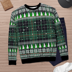 Clan MacAulay Hunting Ancient Tartan Christmas Ugly Sweater AW83 MacAulay Hunting Ancient Tartan Tartan Ugly Sweater