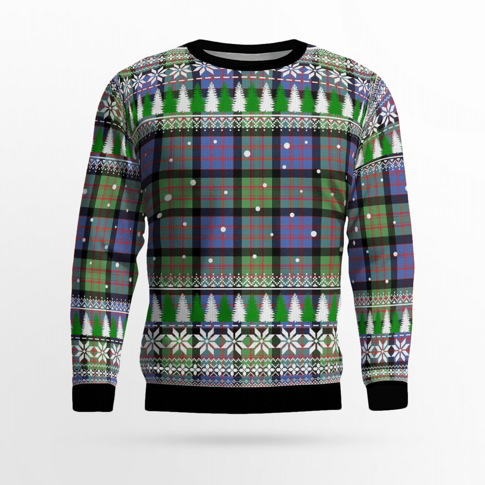 Clan MacDonald Ancient Tartan Christmas Ugly Sweater PS52 MacDonald Ancient Tartan Tartan Ugly Sweater