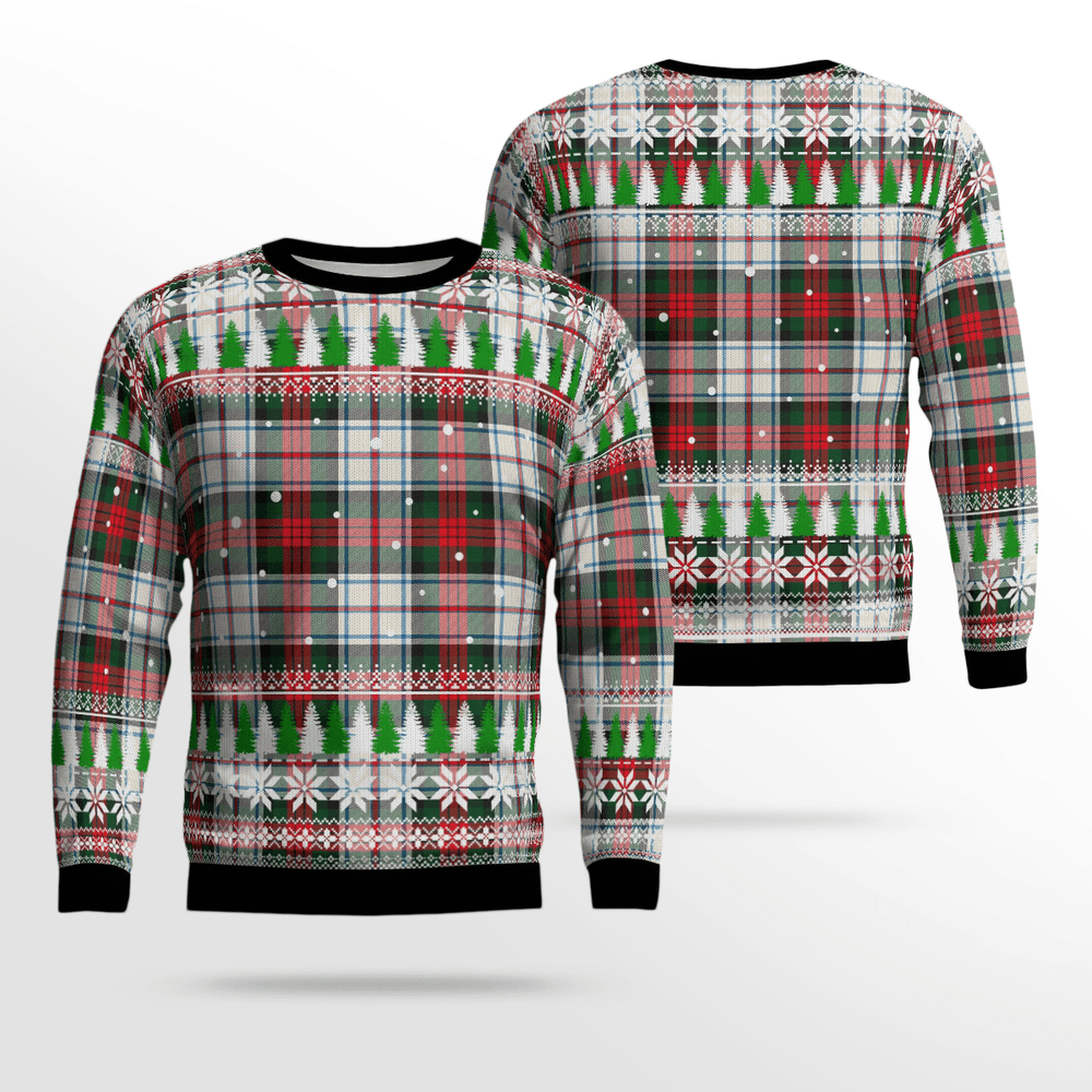 Clan MacDuff Dress Modern Tartan Christmas Ugly Sweater RL84 MacDuff Dress Modern Tartan Tartan Ugly Sweater