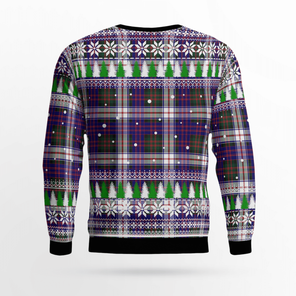 Clan MacDonald Dress Modern Tartan Christmas Ugly Sweater GK52 MacDonald Dress Modern Tartan Tartan Ugly Sweater